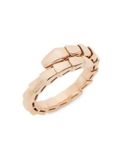 Bvlgari Serpenti Viper 18K Rose Gold Wrap Ring