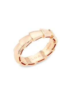 Bvlgari Serpenti Viper 18K Rose Gold Band