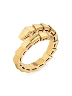 Bvlgari Serpenti Viper 18K Yellow Gold Wrap Ring -Fashion Jewelry & Accessories 0400016563619 YELLOWGOLD A4