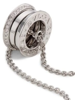 Bvlgari B.Zero1 18K White Gold & Diamond Pendant Necklace -Fashion Jewelry & Accessories 0400016563659 WHITEGOLD A3