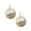 18K Yellow Gold & Cinnamon Diamonds Shake Earrings -Fashion Jewelry & Accessories 0400016568837 NOCOLOR