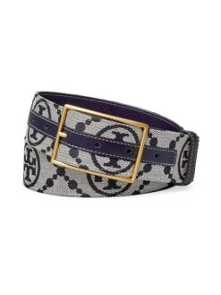 Tory Burch T Monogram Jacquard Belt