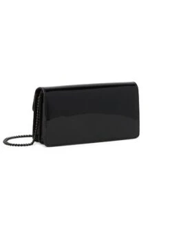 Valentino Garavani VLogo Patent Leather Wallet-On-Chain 9 Valentino Garavani VLogo Patent Leather Wallet-On-Chain -Fashion Jewelry & Accessories 0400016720666 NERO A3