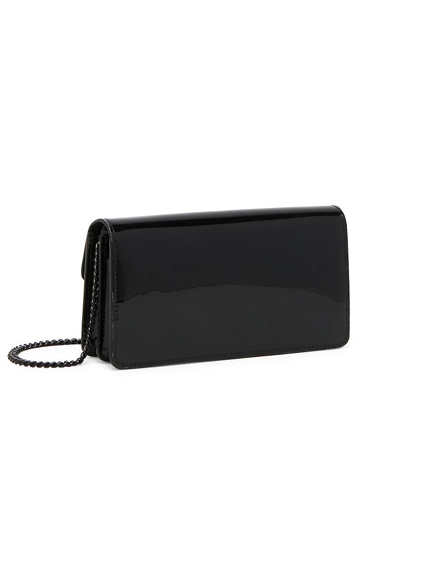 Valentino Garavani VLogo Patent Leather Wallet-On-Chain 6 Valentino Garavani VLogo Patent Leather Wallet-On-Chain - Image 4