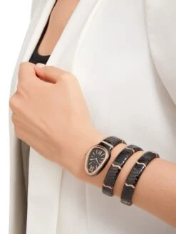 Bvlgari Serpenti Limited Edition Rose Gold, Stainless Steel & Diamond Twist Watch -Fashion Jewelry & Accessories 0400016726851 NOCOLOR A1