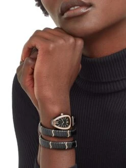 Bvlgari Serpenti Limited Edition Rose Gold, Stainless Steel & Diamond Twist Watch -Fashion Jewelry & Accessories 0400016726851 NOCOLOR A3