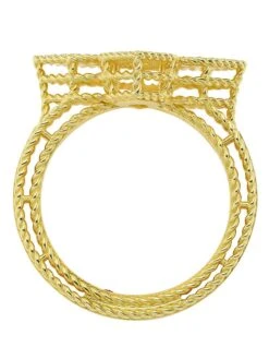 Venetian Princess 18K Yellow Gold & Diamond Ring -Fashion Jewelry & Accessories 0400016795161 GOLD A2