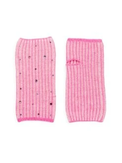 Carolyn Rowan X Stephanie Gottlieb Rib-Knit Fingerless Gloves