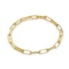 Uomo 18K Gold Open Chain Bracelet -Fashion Jewelry & Accessories 0400016875079 YELLOWGOLD