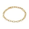 Uomo 18K Gold Medium Coiled Open Chain Bracelet -Fashion Jewelry & Accessories 0400016875097 YELLOWGOLD