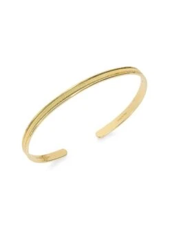Uomo 18K Yellow Gold Cuff
