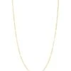 Uomo 18K Yellow Gold Coiled Station Link Necklace -Fashion Jewelry & Accessories 0400016875099 YELLOWGOLD