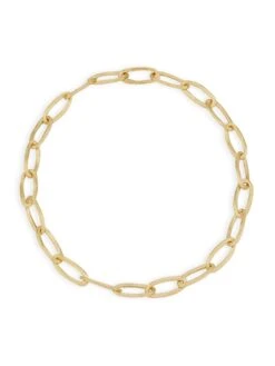 Jaipur 18K Yellow Gold Oval-Link Chain Necklace