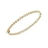 14K Yellow Gold & Diamond Daisy Bangle -Fashion Jewelry & Accessories 0400016891264 NOCOLOR