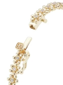 14K Yellow Gold & Diamond Daisy Bangle -Fashion Jewelry & Accessories 0400016891264 NOCOLOR A3