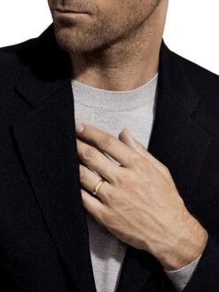 Wide Court Band 18K Yellow Gold Wedding Ring -Fashion Jewelry & Accessories 0400016893112 YELLOWGOLD A2