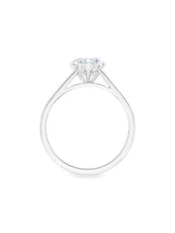 Platinum & 1.15 TCW Diamond Heart Engagement Engagement Ring -Fashion Jewelry & Accessories 0400016893231 WHITE A3