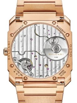 Bvlgari Octo Finissimo 18K Rose Gold Bracelet Watch 14 Bvlgari Octo Finissimo 18K Rose Gold Bracelet Watch -Fashion Jewelry & Accessories 0400016893438 BROWN A5