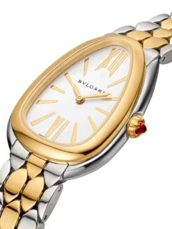 Bvlgari Serpenti Seduttori Stainless Steel & 18K Yellow Gold Bracelet Watch -Fashion Jewelry & Accessories 0400016893452 STEEL A5