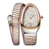 Bvlgari Serpenti Tubogas Stainless Steel & 18K Rose Gold Single-Spiral Watch -Fashion Jewelry & Accessories 0400016893455 STEEL