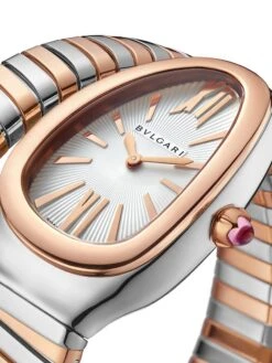 Bvlgari Serpenti Tubogas Stainless Steel & 18K Rose Gold Single-Spiral Watch 11 Bvlgari Serpenti Tubogas Stainless Steel & 18K Rose Gold Single-Spiral Watch -Fashion Jewelry & Accessories 0400016893455 STEEL A4