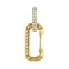 Chiara 18K Gold & Diamond Small Drop Earring -Fashion Jewelry & Accessories 0400016937875 YELLOWGOLD