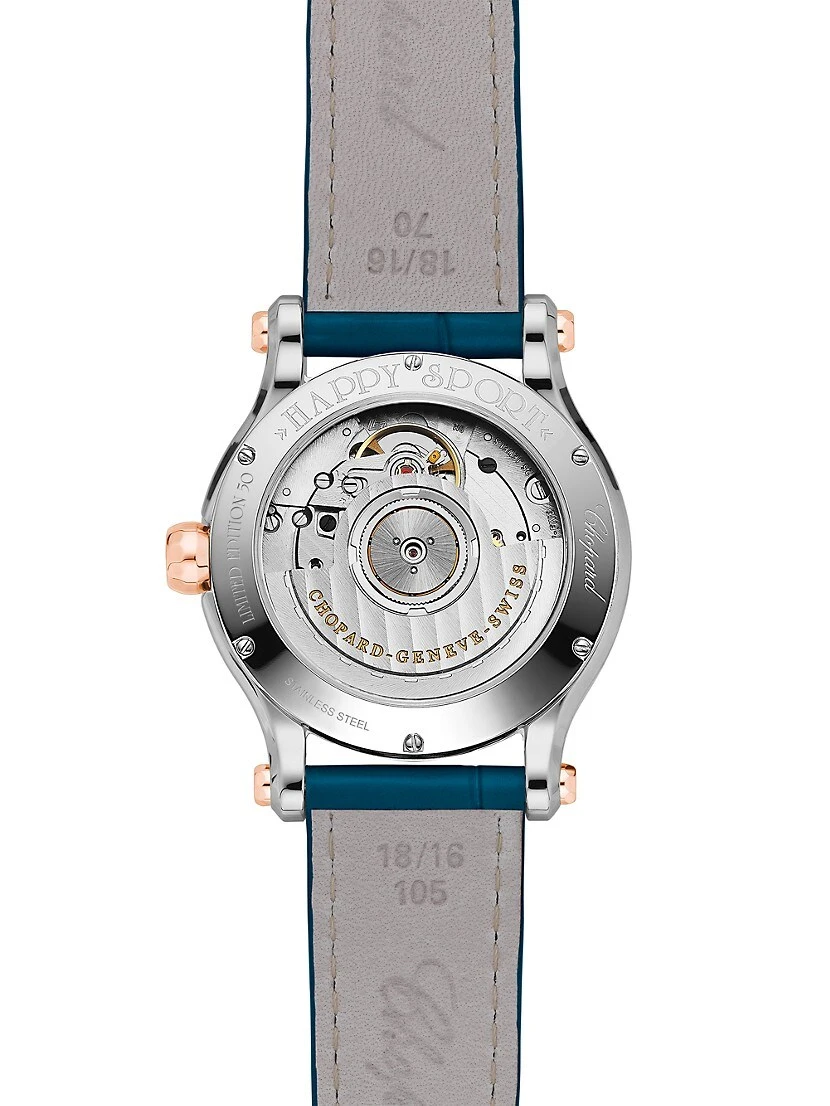 Chopard Happy Sport Diamond & Mother-Of-Pearl Watch 4 Chopard Happy Sport Diamond & Mother-Of-Pearl Watch - Image 2