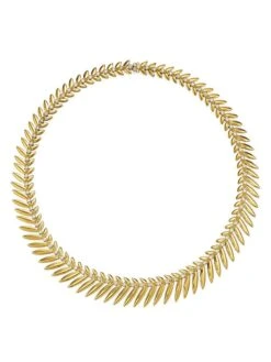 Florence121 18K Gold & Diamond Vine Necklace