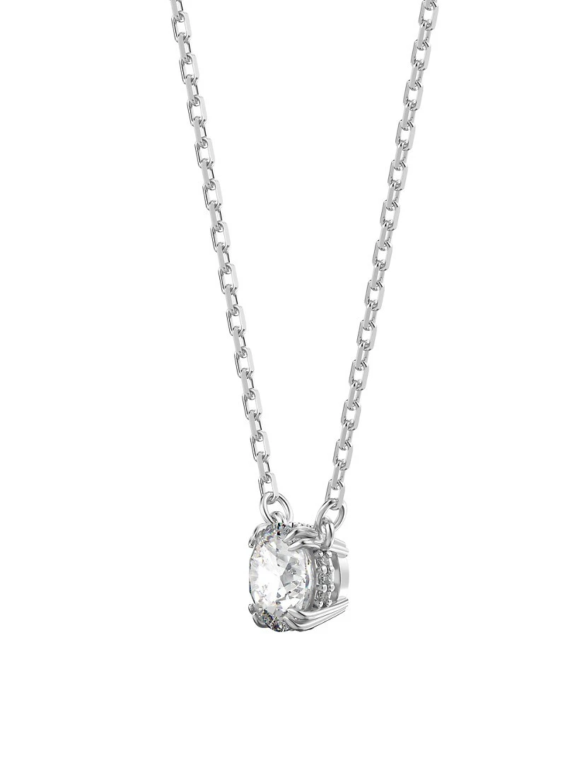 Swarovski Constella 2-Piece Rhodium-Plated & Crystal Earring & Necklace Set 5 Swarovski Constella 2-Piece Rhodium-Plated & Crystal Earring & Necklace Set - Image 3