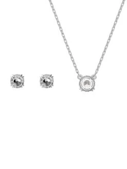Swarovski Constella 2-Piece Rhodium-Plated & Crystal Earring & Necklace Set 14 Swarovski Constella 2-Piece Rhodium-Plated & Crystal Earring & Necklace Set -Fashion Jewelry & Accessories 0400017091906 RHODIUM A5