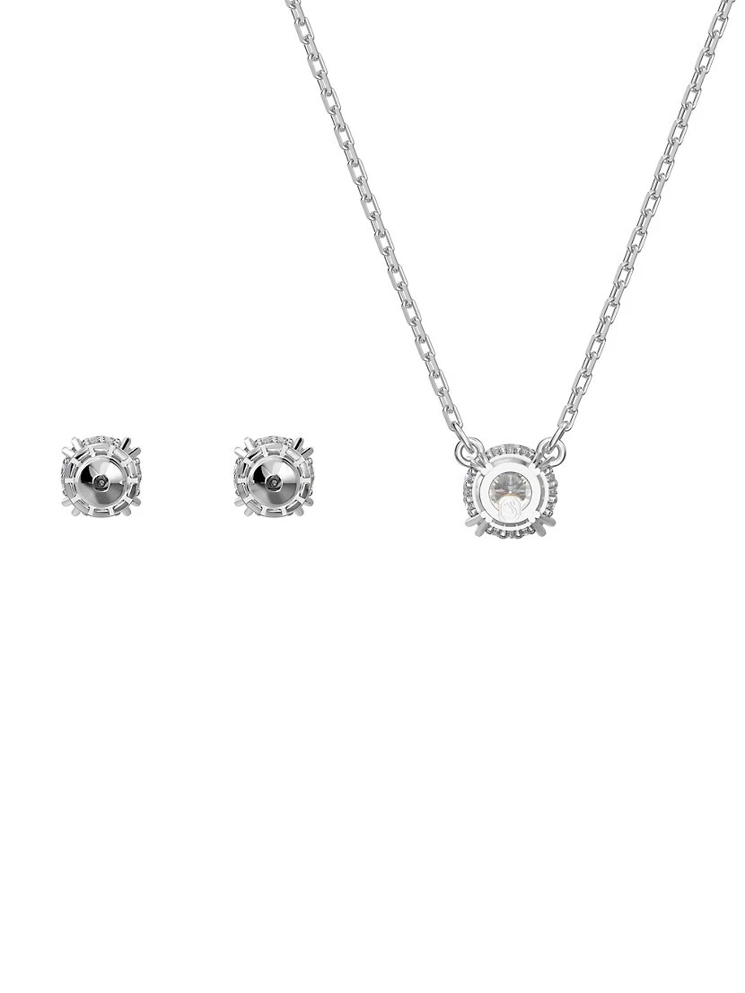 Swarovski Constella 2-Piece Rhodium-Plated & Crystal Earring & Necklace Set 8 Swarovski Constella 2-Piece Rhodium-Plated & Crystal Earring & Necklace Set - Image 6