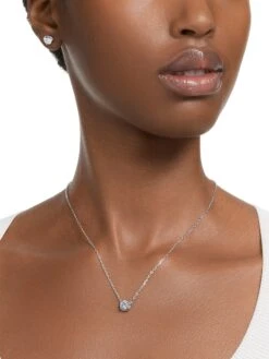 Swarovski Constella 2-Piece Rhodium-Plated & Crystal Earring & Necklace Set 15 Swarovski Constella 2-Piece Rhodium-Plated & Crystal Earring & Necklace Set -Fashion Jewelry & Accessories 0400017091906 RHODIUM A6