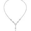 Glitz Rhodium-Plated Sterling Silver & Cubic Zirconia Y-Necklace