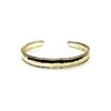 Goddess 18K Yellow Gold Thin Tapered Cuff -Fashion Jewelry & Accessories 0400017162302 YELLOWGOLD