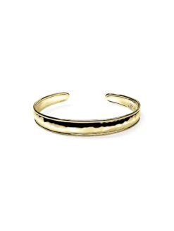 Goddess 18K Yellow Gold Thin Tapered Cuff