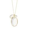 Luce 18K Yellow Gold & 3-Stone Pendant Necklace -Fashion Jewelry & Accessories 0400017162318 YELLOWGOLD