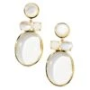 Snowman 18K Yellow Gold & Multi-Stone Drop Earrings -Fashion Jewelry & Accessories 0400017162335 YELLOWGOLD
