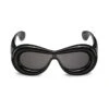 Loewe 117MM Oval Mask Sunglasses 2 Loewe 117MM Oval Mask Sunglasses -Fashion Jewelry & Accessories 0400017176955 BLACK