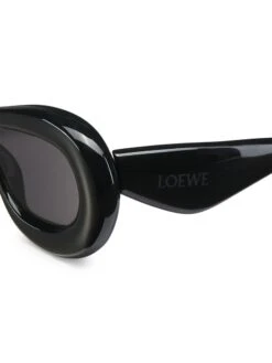 Loewe 117MM Oval Mask Sunglasses -Fashion Jewelry & Accessories 0400017176955 BLACK A2
