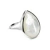 Ondine Sterling Silver & Mother-Of-Pearl Teardrop Ring 2 Ondine Sterling Silver & Mother-Of-Pearl Teardrop Ring -Fashion Jewelry & Accessories 0400017188270 SILVER