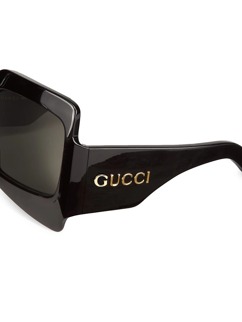 Gucci Fashion Show 65MM Rectangular Acetate Sunglasses 5 Gucci Fashion Show 65MM Rectangular Acetate Sunglasses - Image 3