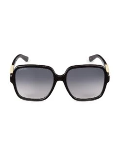 Gucci Sign 58MM Square Acetate Sunglasses