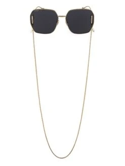 Gucci Fork 64MM Square Sunglasses