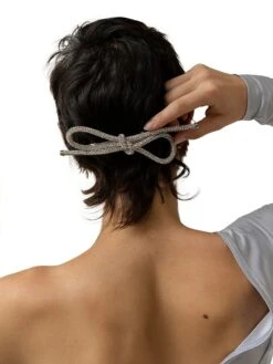 Crystal Bow Barrette