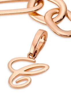 Chopard Les Chaines 18K Rose Gold Paper-Clip Chain Bracelet -Fashion Jewelry & Accessories 0400017273083 ROSEGOLD A2