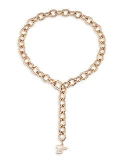 Chopard Les Chaines 18K Rose Gold Paper-Clip Chain Necklace