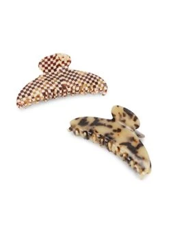 Loeffler Randall Koda 2-Piece Curved Hair Claw Set