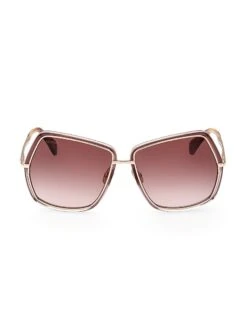 Max Mara Elsa 61MM Geometric Sunglasses