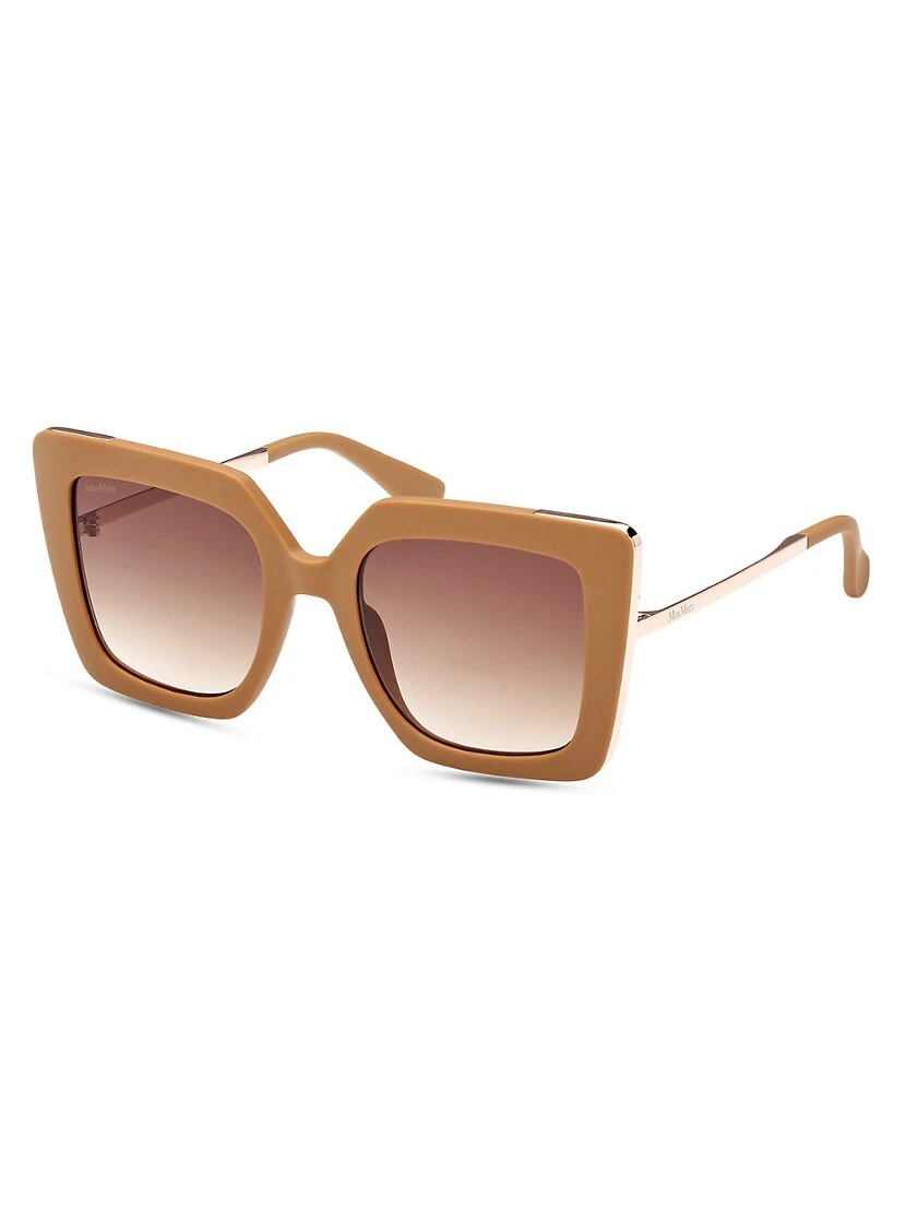 Max Mara Design 52MM Square Sunglasses 4 Max Mara Design 52MM Square Sunglasses - Image 2