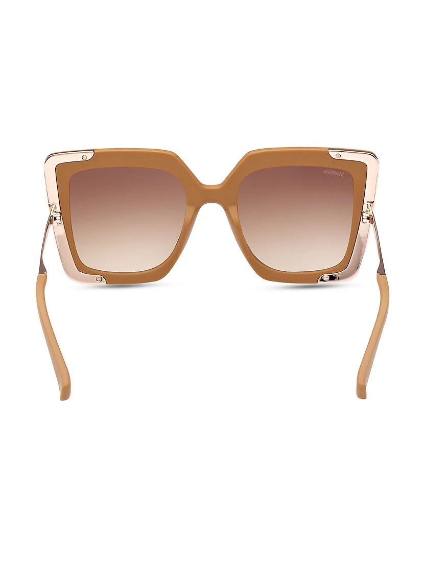 Max Mara Design 52MM Square Sunglasses 7 Max Mara Design 52MM Square Sunglasses - Image 5